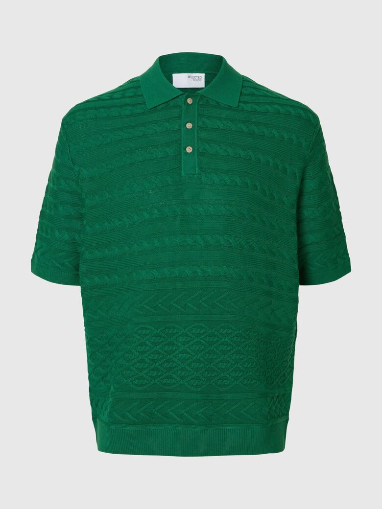 SELECTED HOMME 100% BIO KOKVILNAS OVERSIZE  POLO KREKLS L IZMĒRS